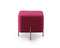Divani Casa Adler Modern Pink Small Ottoman