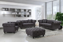 Chesterfield Linen Sofa