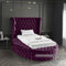 Luxus Round Velvet Bed