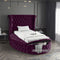 Luxus Round Velvet Bed