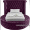 Luxus Round Velvet Bed