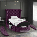 Luxus Round Velvet Bed