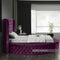 Luxus Round Velvet Bed