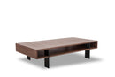 Modrest Stilt - Modern Walnut Coffee Table  by Hollywood Glam