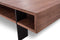 Modrest Stilt - Modern Walnut Coffee Table  by Hollywood Glam