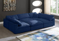 Cozy 6 Piece Velvet Modular Overstuffed Reversible Sectional