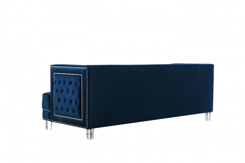 Lucas Velvet Sofa