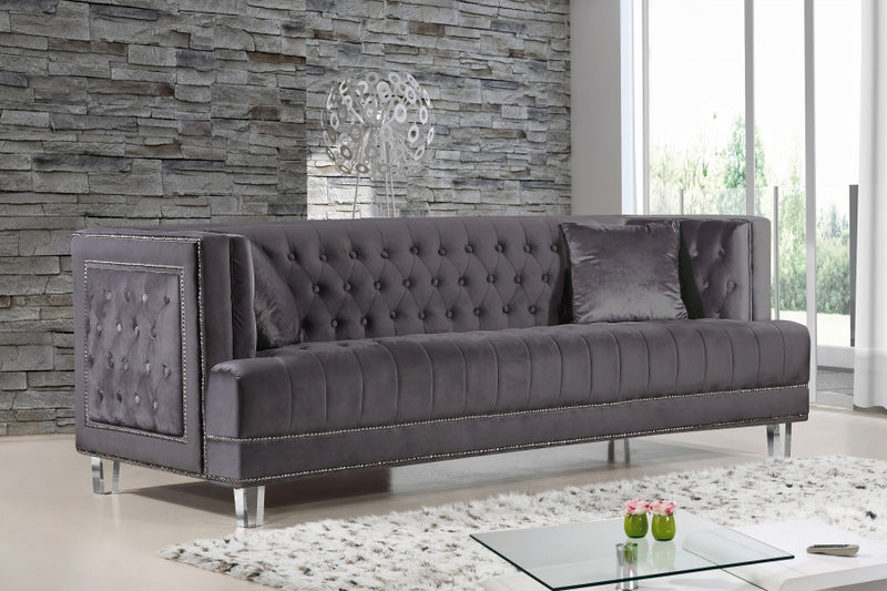 Lucas Velvet Sofa