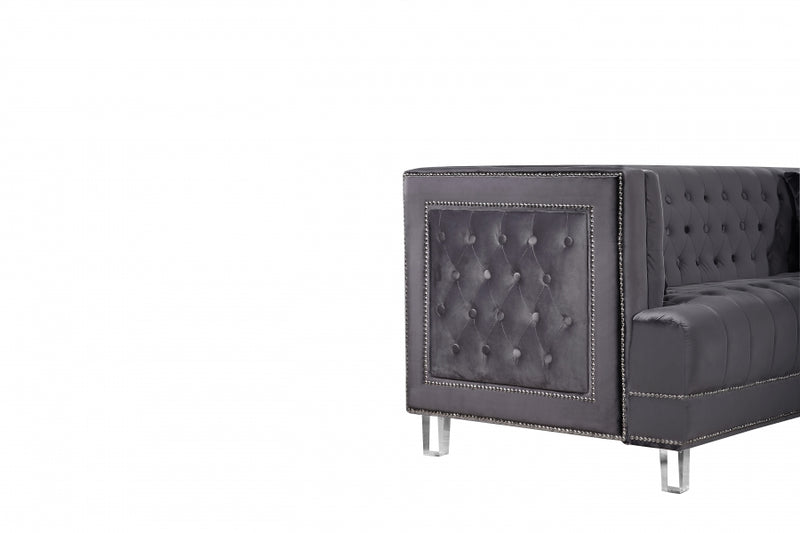 Lucas Velvet Sofa