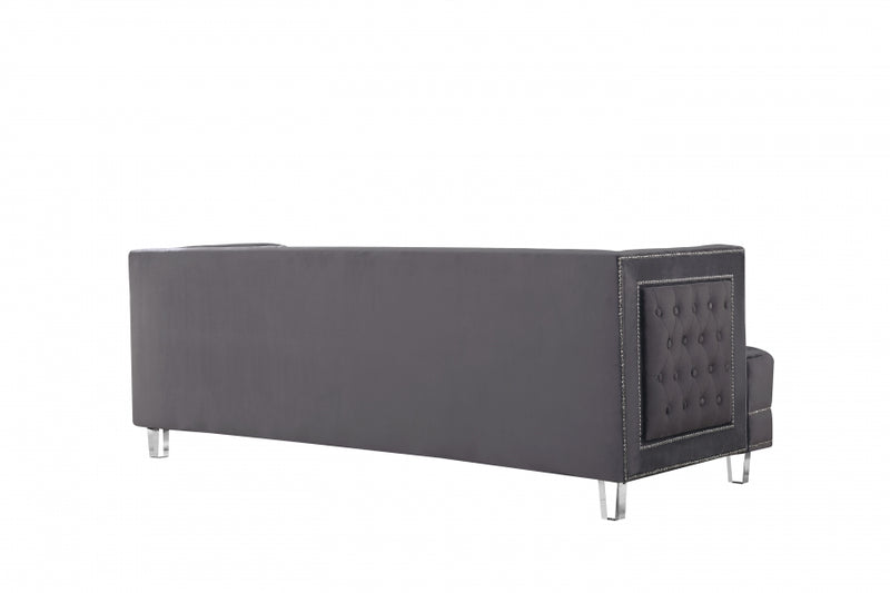 Lucas Velvet Sofa