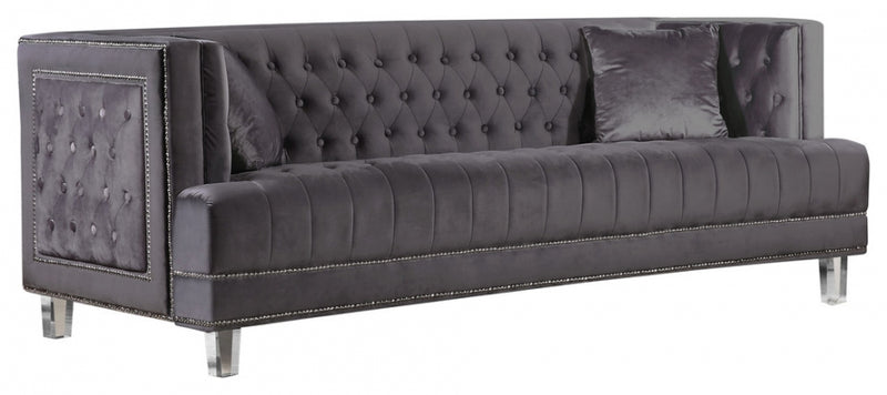 Lucas Velvet Sofa