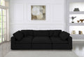 Serene 6 Piece Linen Deluxe Modular Overstuffed Sectional