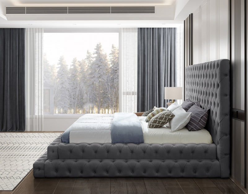 Revel Velvet Bed