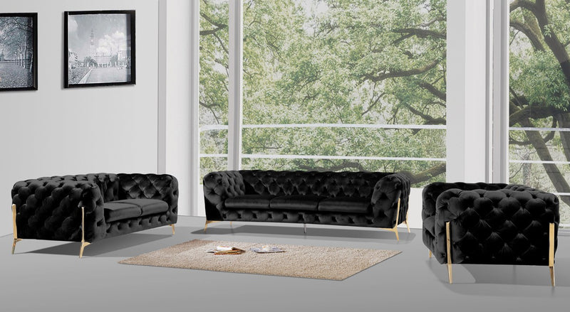 Divani Casa Sheila - Modern Fabric Sofa Set