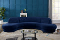 Rosa Velvet 3pc. Sectional