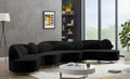 Vivacious Velvet 3pc. Sectional