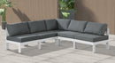 Nizuc Aluminum Modular 5pc Sectional