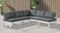 Nizuc Aluminum Modular 5pc Sectional