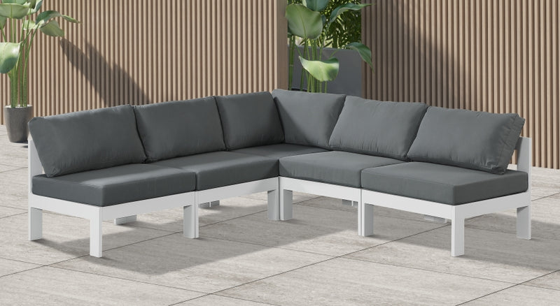 Nizuc Aluminum Modular 5pc Sectional