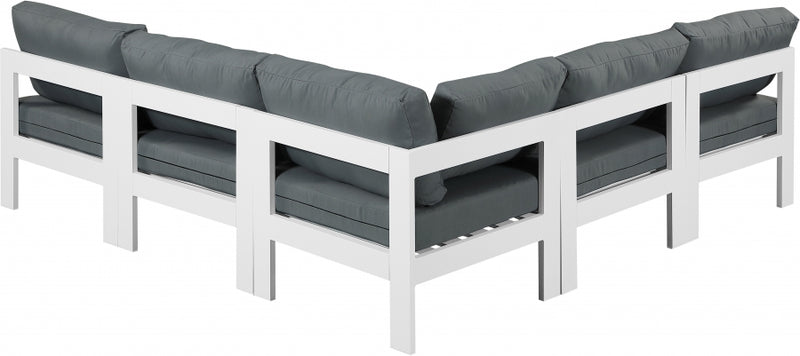 Nizuc Aluminum Modular 5pc Sectional