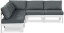 Nizuc Aluminum Modular 5pc Sectional