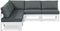Nizuc Aluminum Modular 5pc Sectional