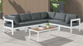 Nizuc Aluminum Modular 6pc Sectional
