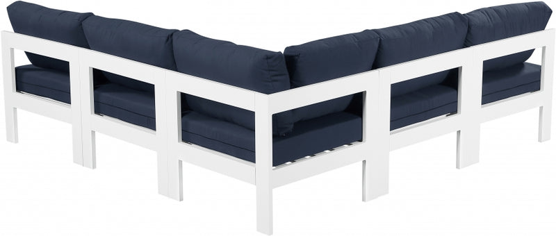 Nizuc Aluminum Modular 5pc Sectional