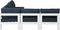 Nizuc Aluminum Modular 5pc Sectional
