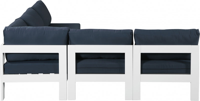 Nizuc Aluminum Modular 5pc Sectional