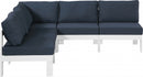Nizuc Aluminum Modular 5pc Sectional