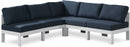 Nizuc Aluminum Modular 5pc Sectional
