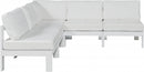 Nizuc Aluminum Modular 5pc Sectional