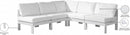 Nizuc Aluminum Modular 5pc Sectional