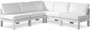 Nizuc Aluminum Modular 5pc Sectional
