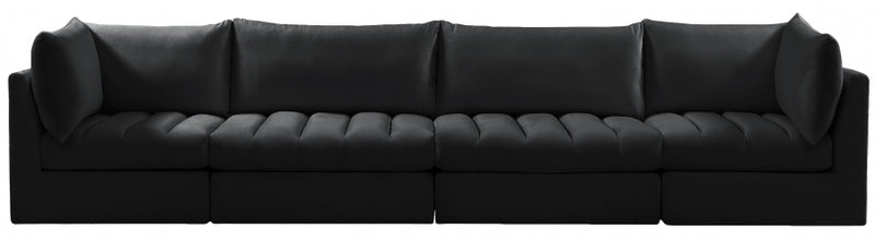 Jacob Velvet Modular 4 Piece Sofa