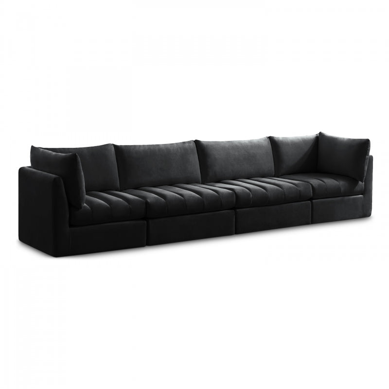 Jacob Velvet Modular 4 Piece Sofa