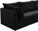 Jacob Velvet Modular 4 Piece Sectional