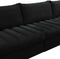 Jacob Velvet Modular 6 Piece Sectional