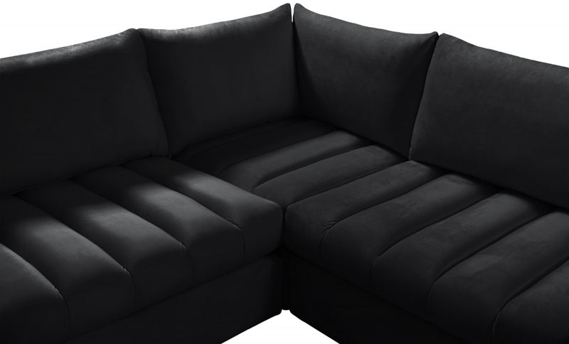 Jacob Velvet Modular 6 Piece Sectional