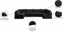 Jacob Velvet Modular 6 Piece Sectional