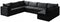 Jacob Velvet Modular 7 Piece Sectional