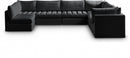 Jacob Velvet Modular 7 Piece Sectional