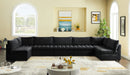 Jacob Velvet Modular 7 Piece Sectional