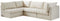 Jacob Velvet Modular 4 Piece Sectional