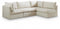 Jacob Velvet Modular 4 Piece Sectional