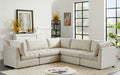 Jacob Velvet Modular 5 Piece Sectional