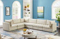 Jacob Velvet Modular 6 Piece Sectional