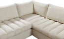 Jacob Velvet Modular 6 Piece Sectional