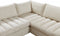 Jacob Velvet Modular 6 Piece Sectional